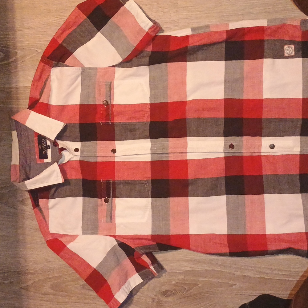 Buffalo By David Bitton mens xl (large fit) short sleeve button down.